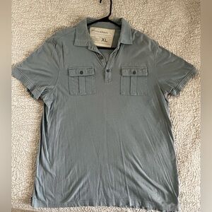 Banana Republic Gray Polo Shirt Modern Style